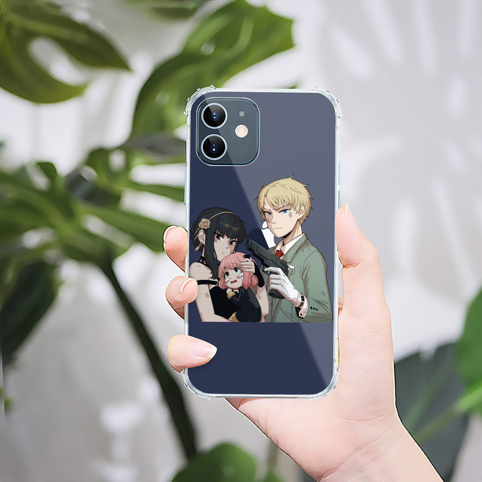 （画像用） SPY×FAMILY间谍家家酒 【iPhone 12シリーズ対応】透明スマホケース（クリアソフトケース）
